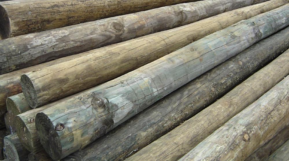 CP4W40 4-5" x 8' Corner Post (CCA Kiln Dried)